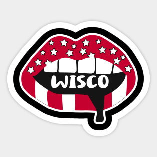 Wisco Lips Sticker